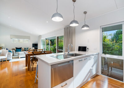 Tranquility Retreat at Treghan. Fully equipped kitchen, dining and living room