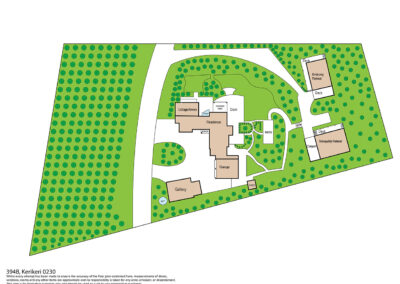 Aerial drawing of Treghan