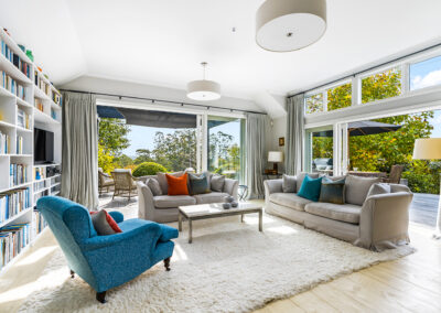 Treghan Lodge private living room