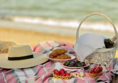 Locally made spring treats, part of Treghan Lodge’s seasonal spring picnic.