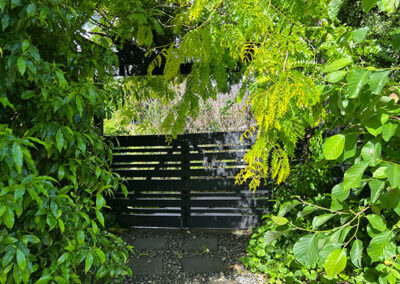 Peaceful garden setting at Treghan Lodge, near Kerikeri, Bay of Islands
