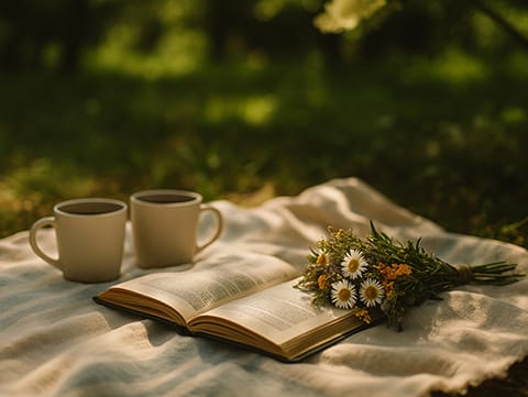 Luxury guesthouse bedroom at Treghan – winter escape accommodation