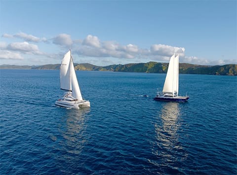 Sailing in the Bay of Islands near Kerikeri, exploring the Far North by sea