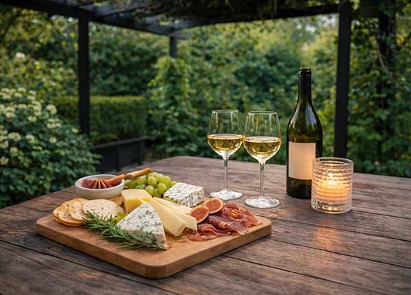 Bay of Islands luxury accommodation food and wine evening at Treghan Lodge