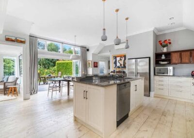 Treghan Lodge dining and kitchen