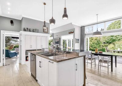 Treghan Lodge kitchen and dining