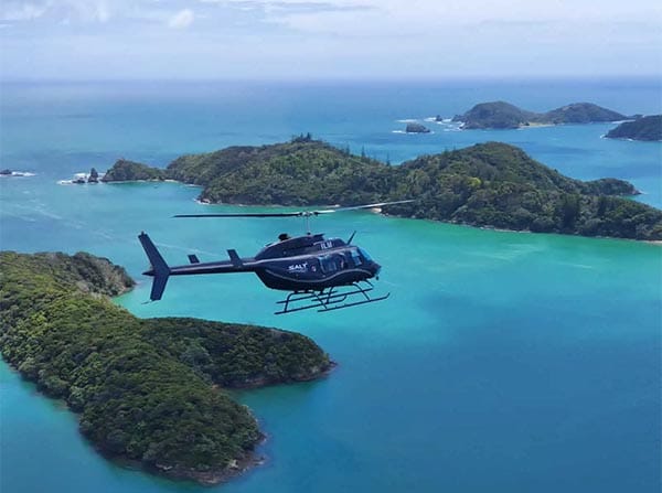 Private helicopter experience exploring remote locations in Northland