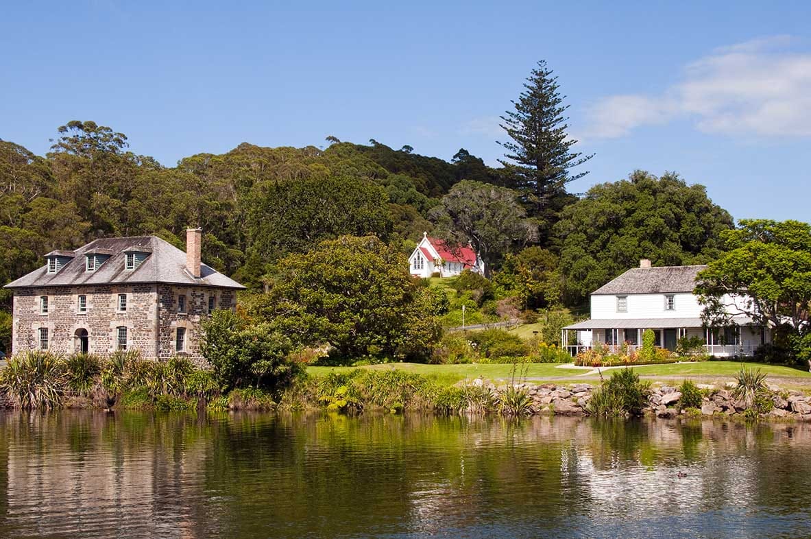 Historic Stone Store overlooking the Kerikeri Basin in the Bay of Islands Historic Stone Store overlooking the Kerikeri Basin in the Bay of Islands